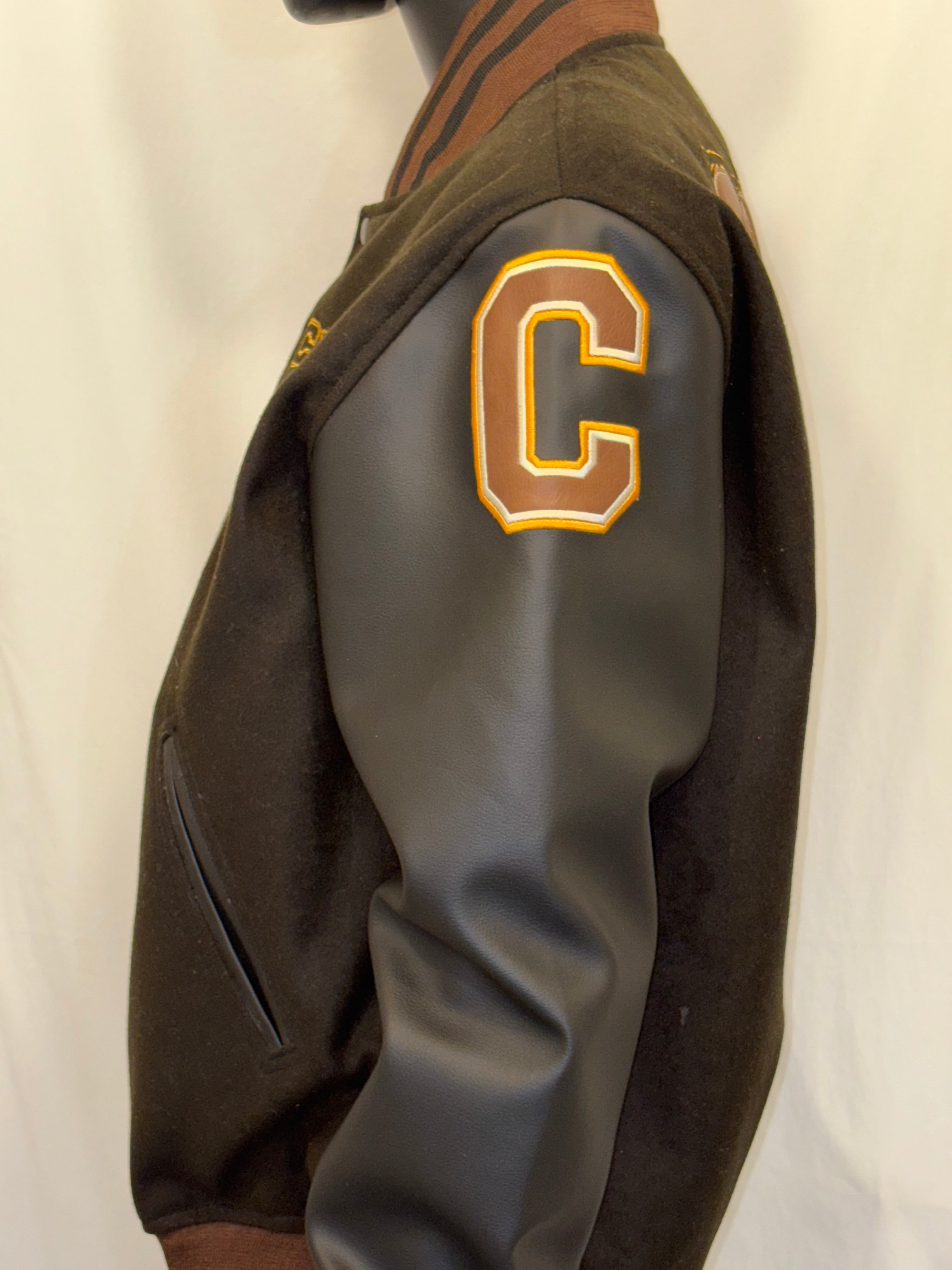 Wool & Leather Cypher Lyfer Letterman Jacket