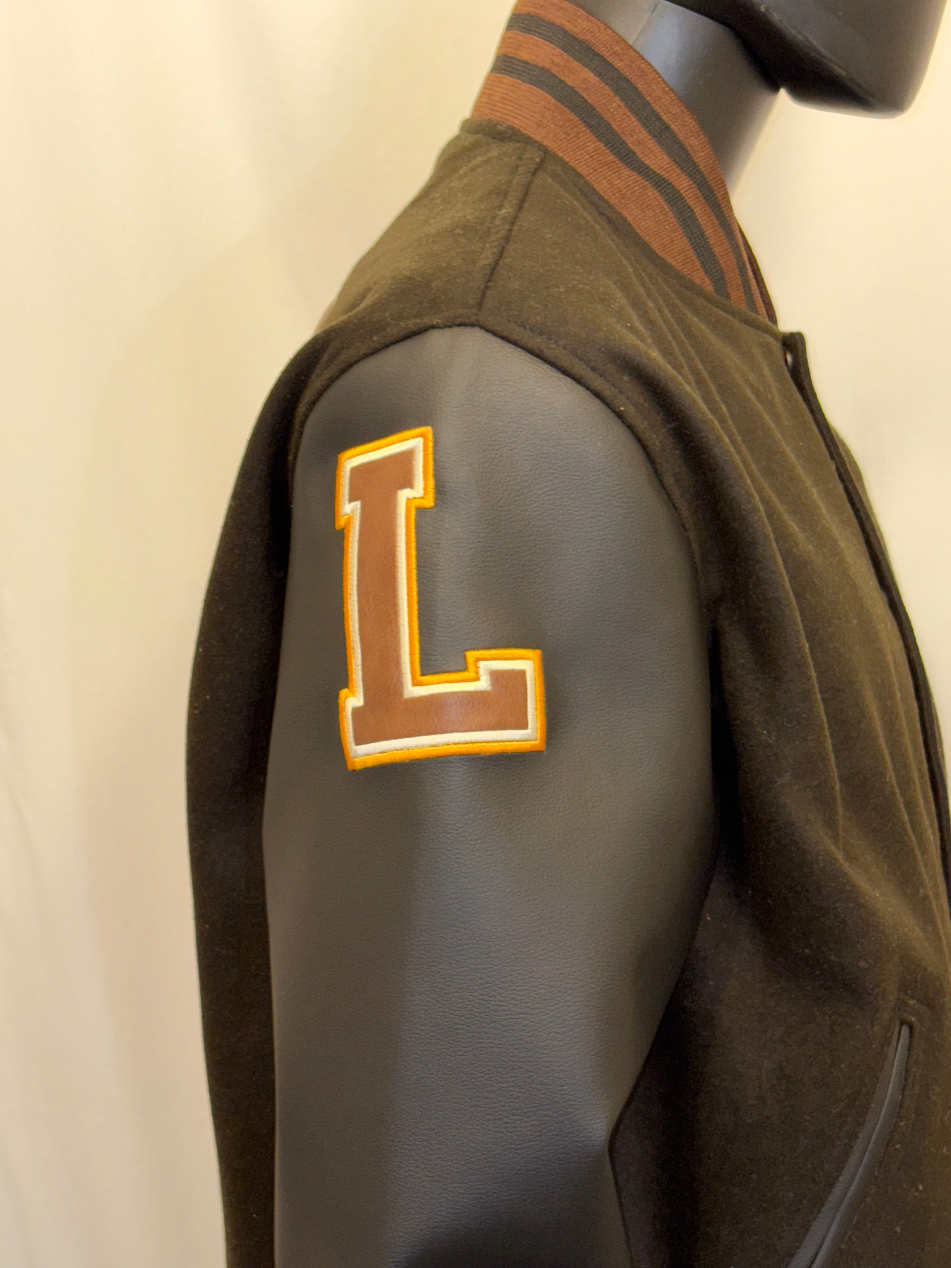 Wool & Leather Cypher Lyfer Letterman Jacket